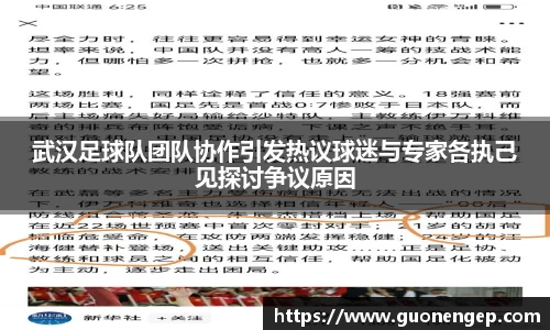 武汉足球队团队协作引发热议球迷与专家各执己见探讨争议原因